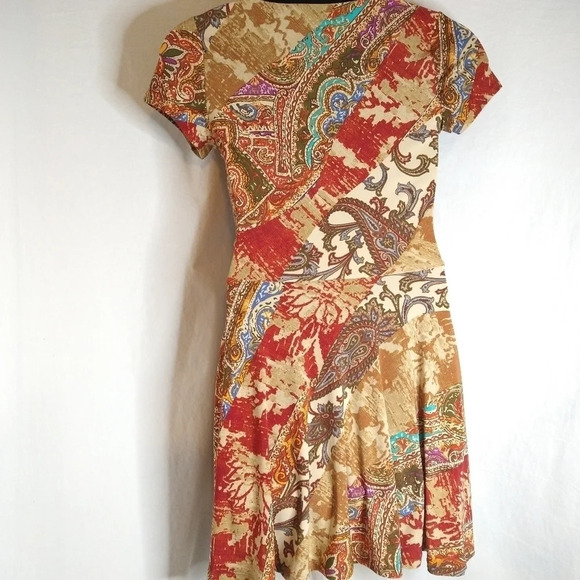 Pretty Ralph Lauren Paisley Print Dress EUC ❤️ - Picture 7 of 11
